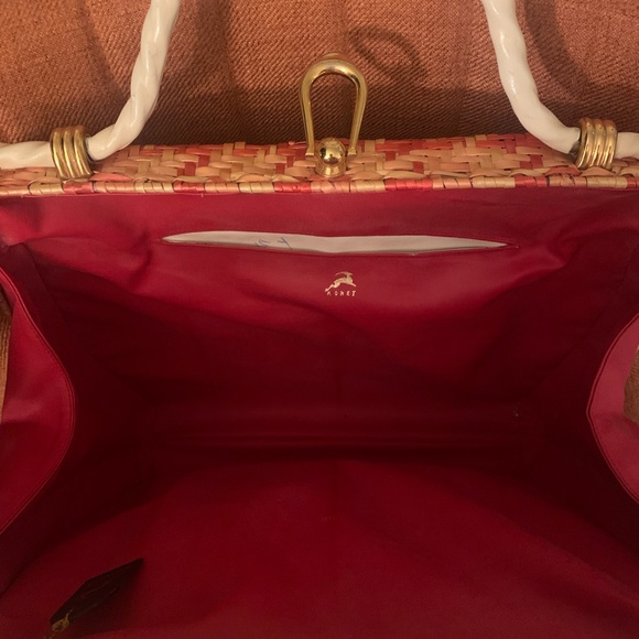 Vintage Italian Wicket Koret bag - Picture 4 of 6